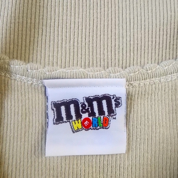 Vintage M&Ms World Ribbed Tank Top - Picture 9 of 9